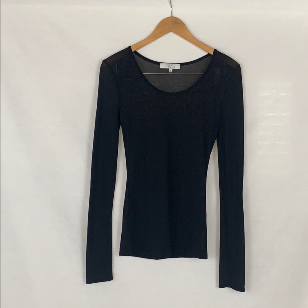 Robert Rodriguez sheer top